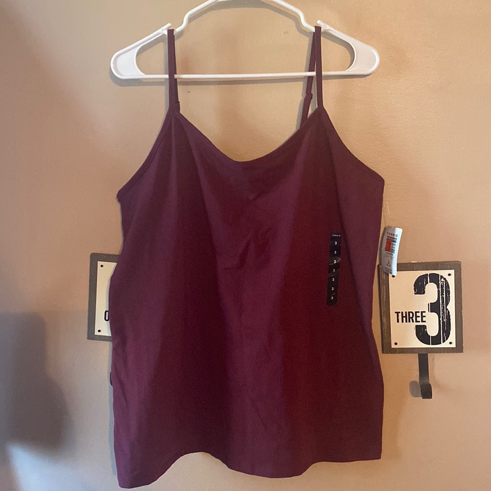 Torrid burgundy cami size 3 NWT